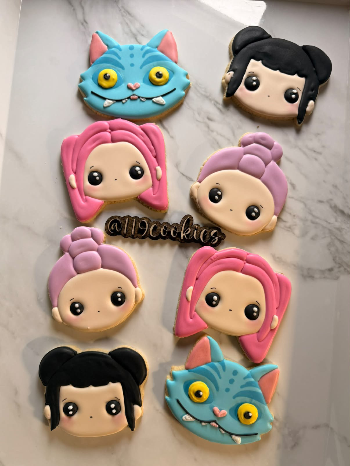 Character faces